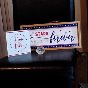 🦩Stars & Stripes AMERICA home Decor Bundle - 3 Pieces